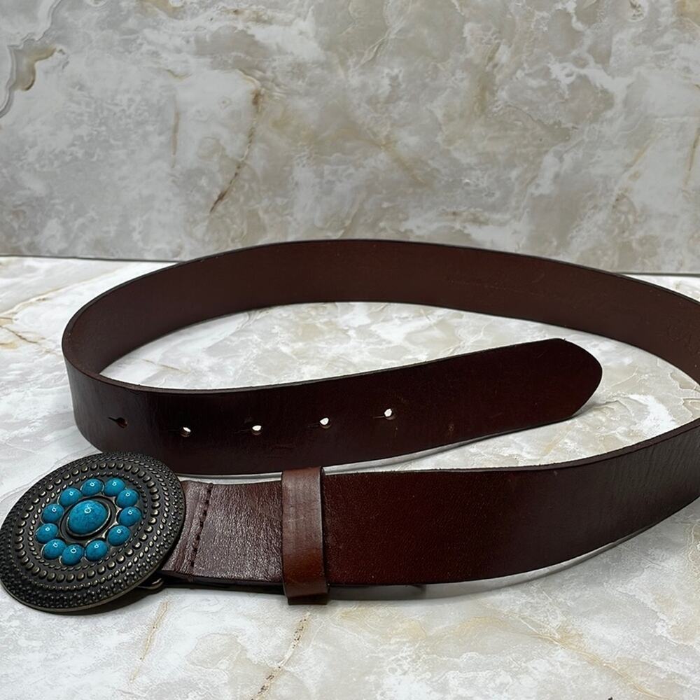 Tre Vero Leather Boho Belt - image 1